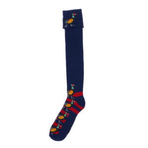 Shuttlesocks shooting socks walking socks navy pheasant design