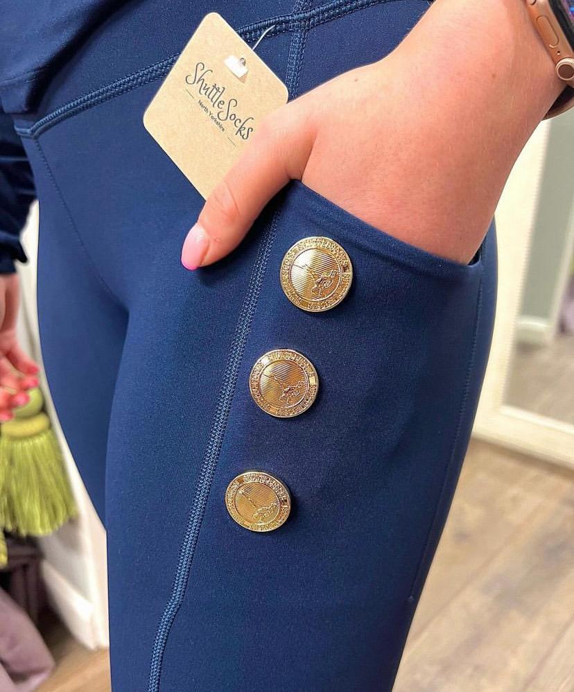 navy leggings