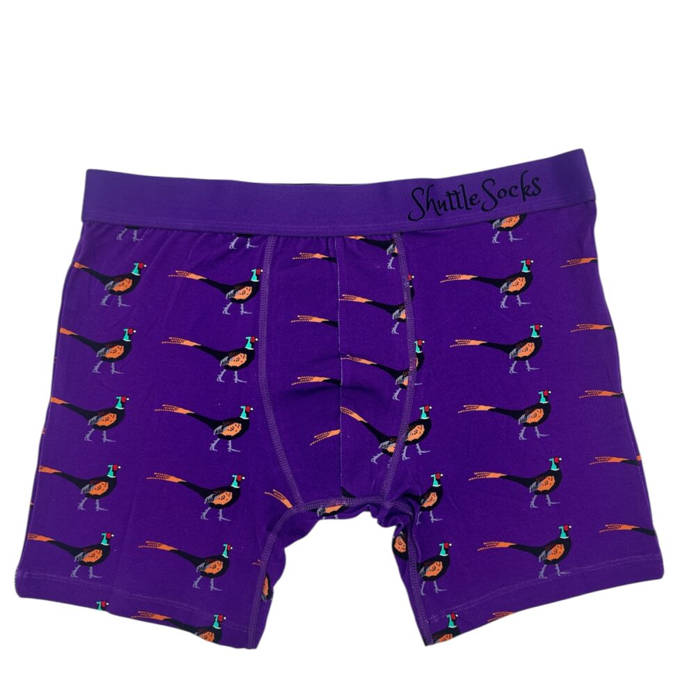 Royal Purple Pheasant Boxers