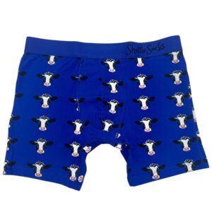 Royal Blue Cow Boxers - Image 2