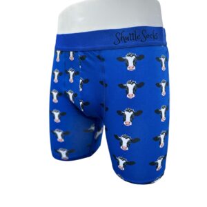 Royal Blue Cow Boxers - Image 3