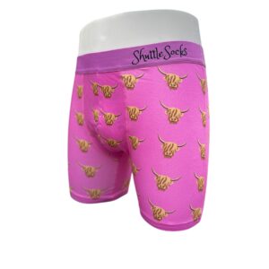 Pink Highland Cow Boxers - Image 2