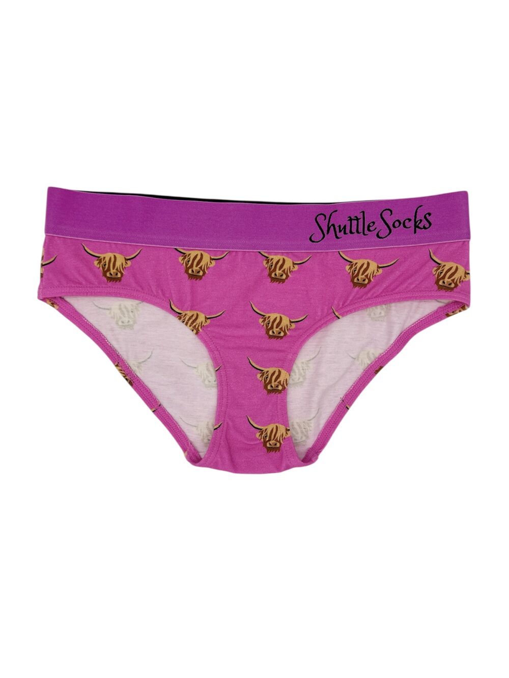 PINK HIGHLAND COW BRIEFS