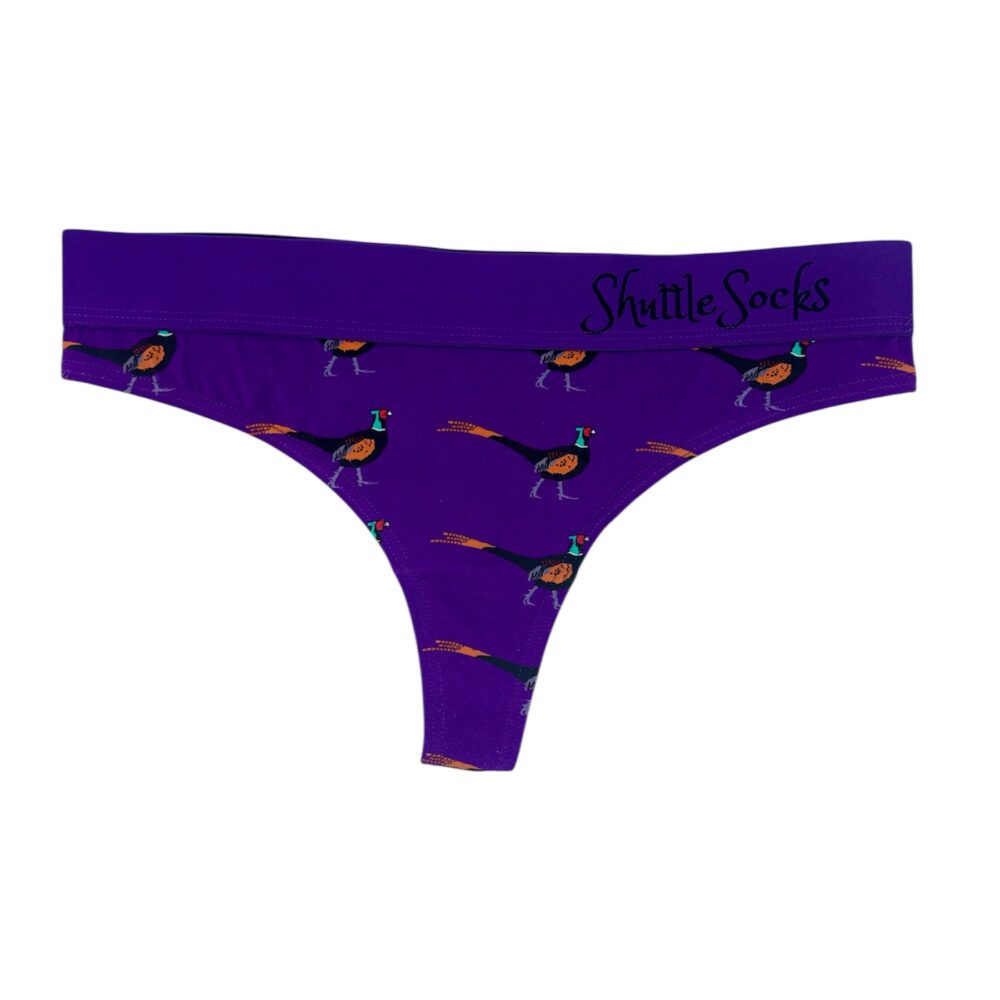 PURPLE PHEASANT THONG