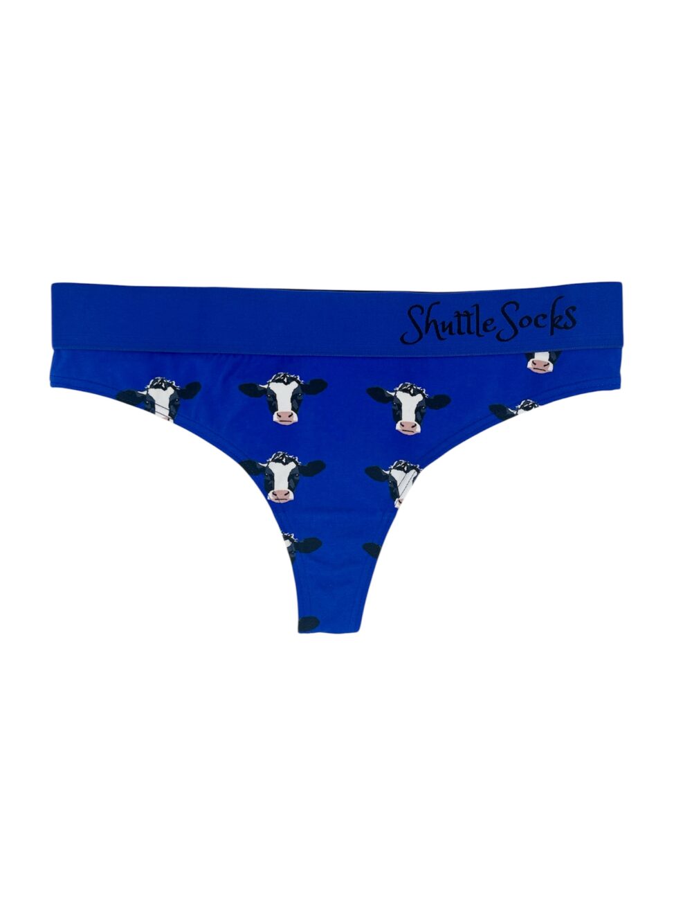 BLUE COW THONG